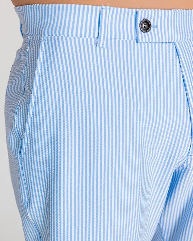 Redvanly Men's Becker Shorts (7.5")- Mist Blue