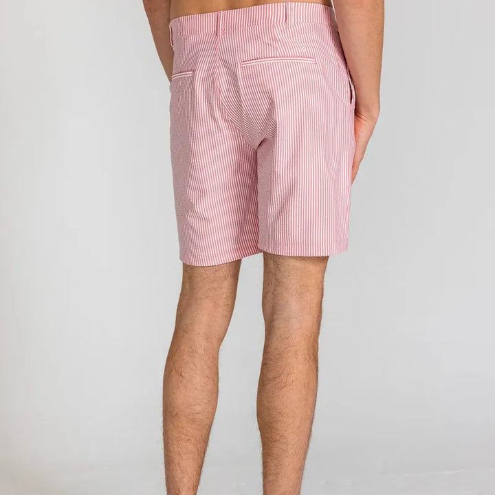 Redvanly Men's Becker Shorts - Salmon Pink