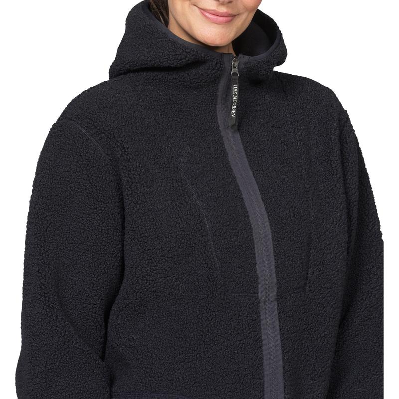Ilse Jacobsen Bonded PIle Jacket - Navy