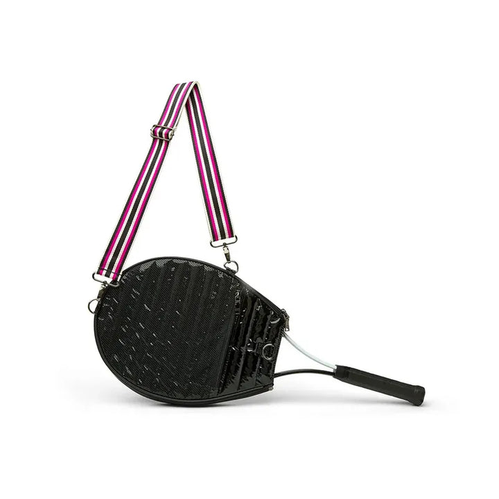 Think Royln Love All Tennis Bag - Black Patent