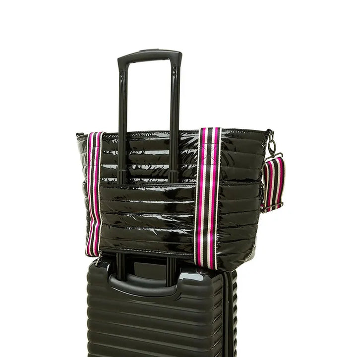 Think Royln Love All Tennis Bag - Black Patent