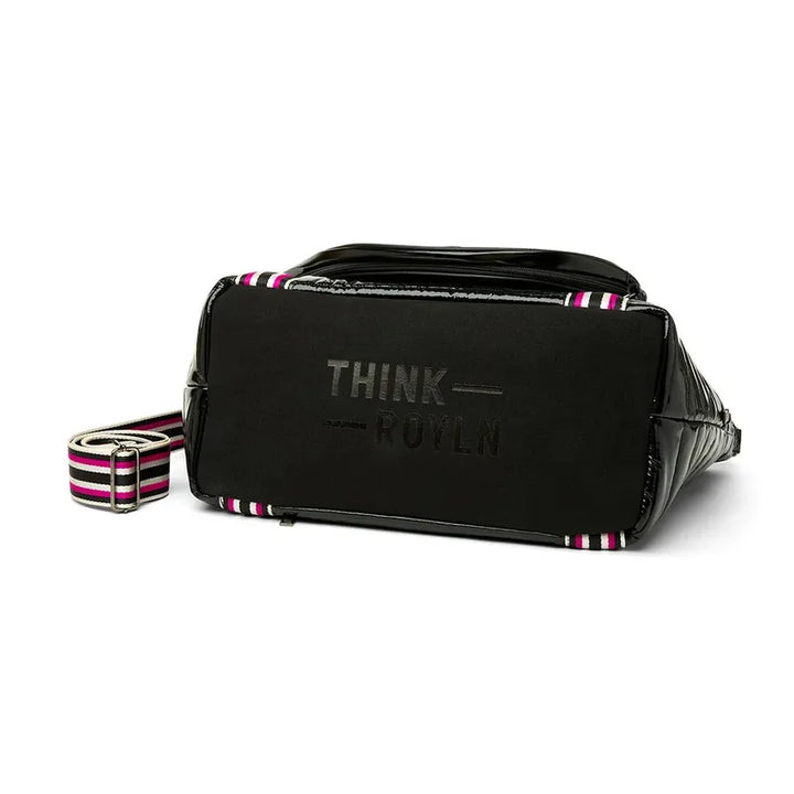 Think Royln Love All Tennis Bag - Black Patent