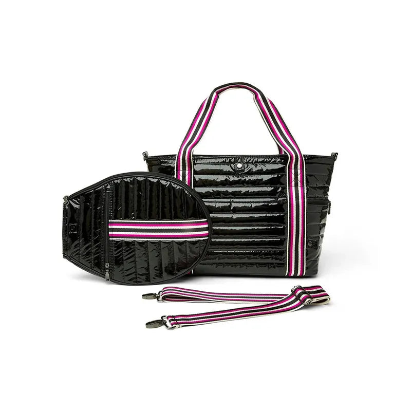 Think Royln Love All Tennis Bag - Black Patent