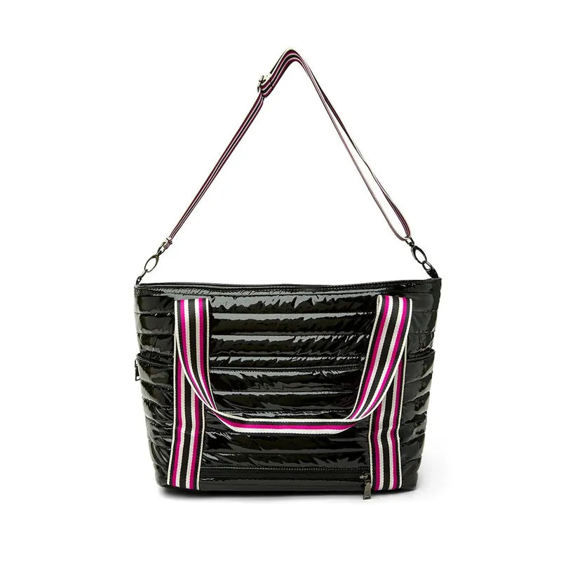 Think Royln Love All Tennis Bag - Black Patent