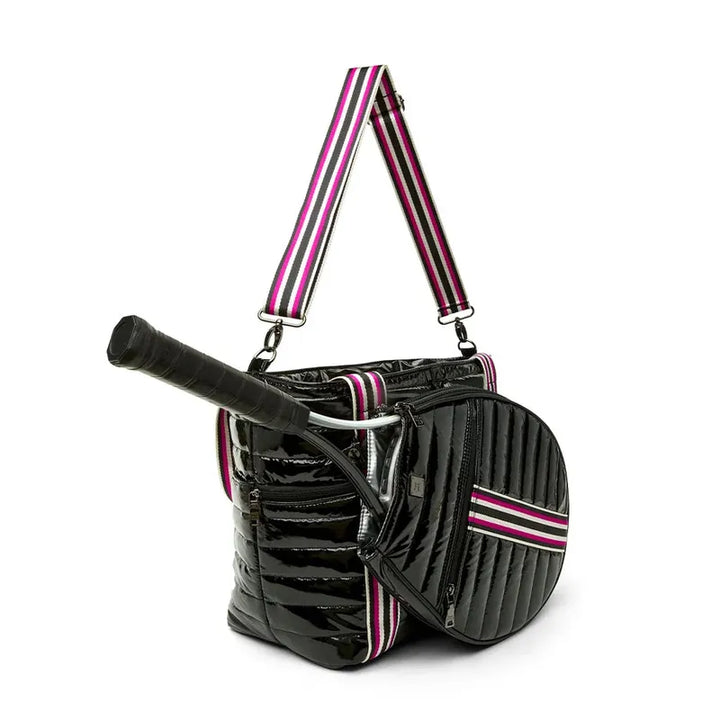 Think Royln Love All Tennis Bag - Black Patent