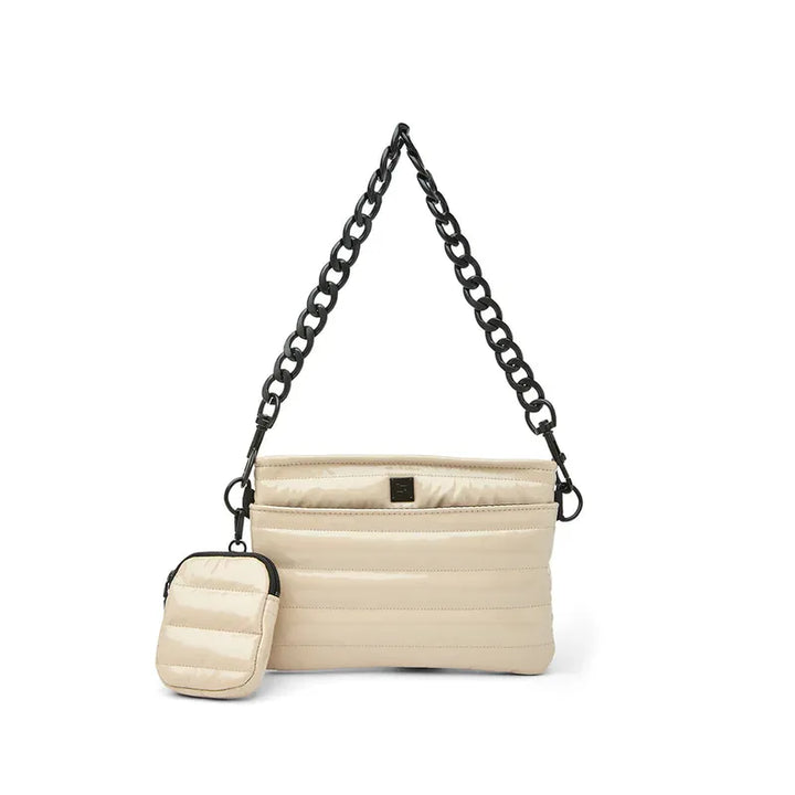 Think Royln Downtown Crossbody - Blonde Patent