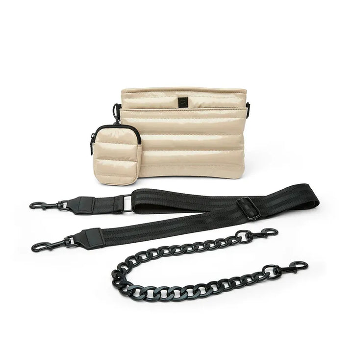 Think Royln Downtown Crossbody - Blonde Patent