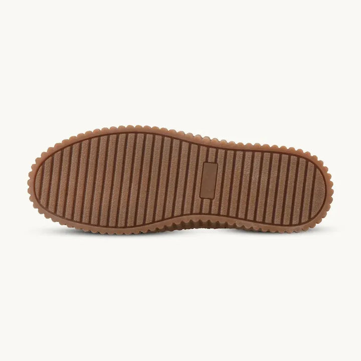 Ilse Jacobsen Suede/Lace Boots - Cashew Clay