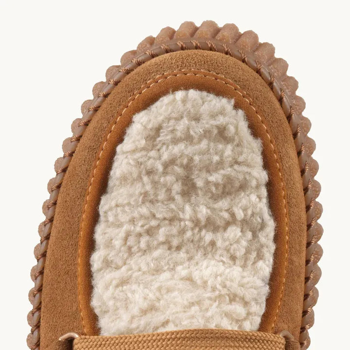 Ilse Jacobsen Suede/Lace Boots - Cashew Clay