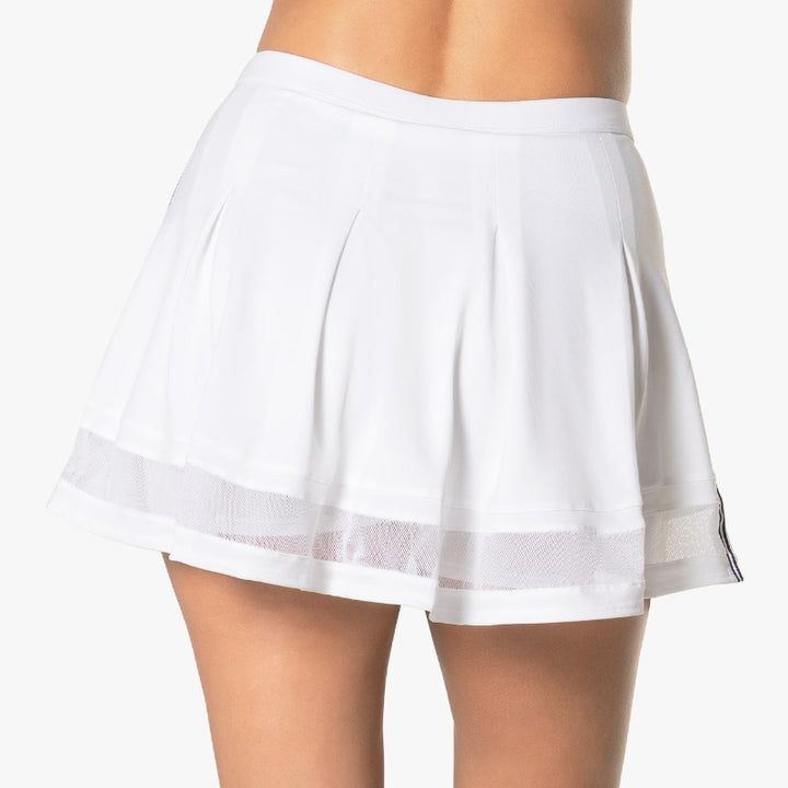 Lucky In Love Hi Waist Premier Skort(13.5")- White