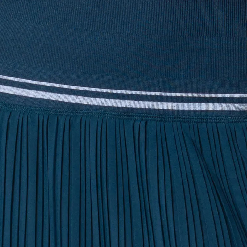 Lucky In Love Motion Pleated Skort - Navy