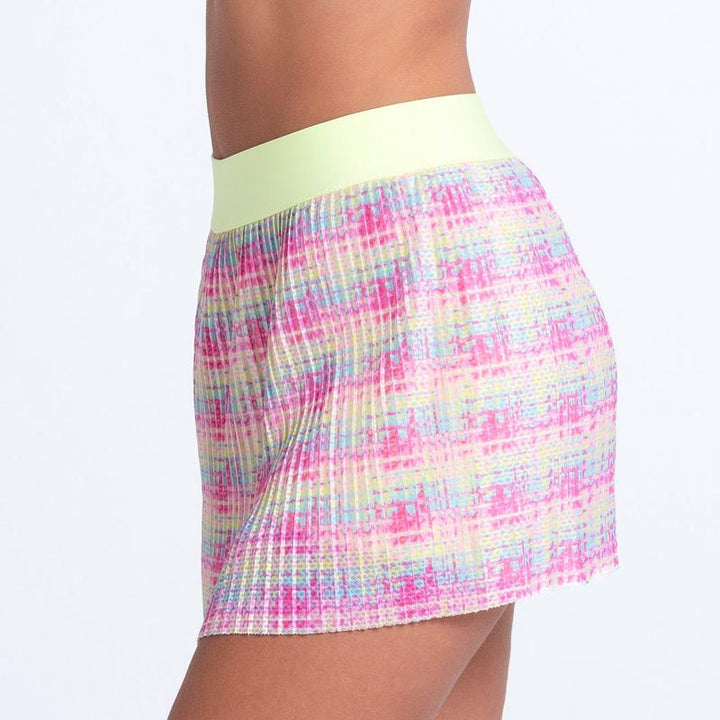 Lucky In Love Glow Get'Em Pleated Skort - Pink Multi