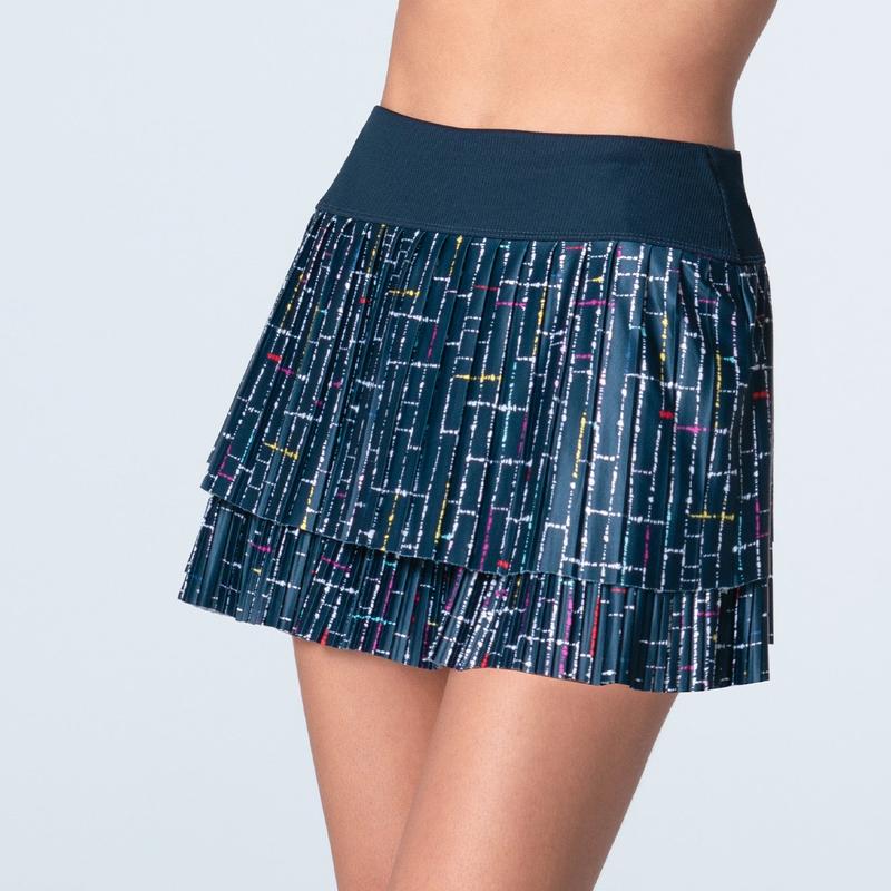 Lucky In Love Lovin Boucle Skort - Navy