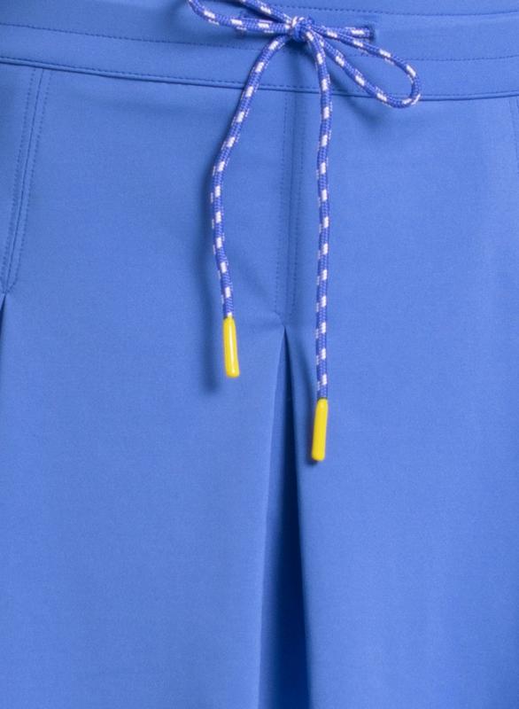 Lucky in Love Knot Pleated Skort - Parisian Blue