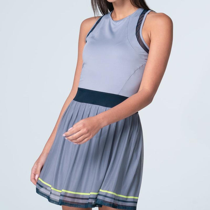 Lucky In Love Kinetic Energy Dress - Grey