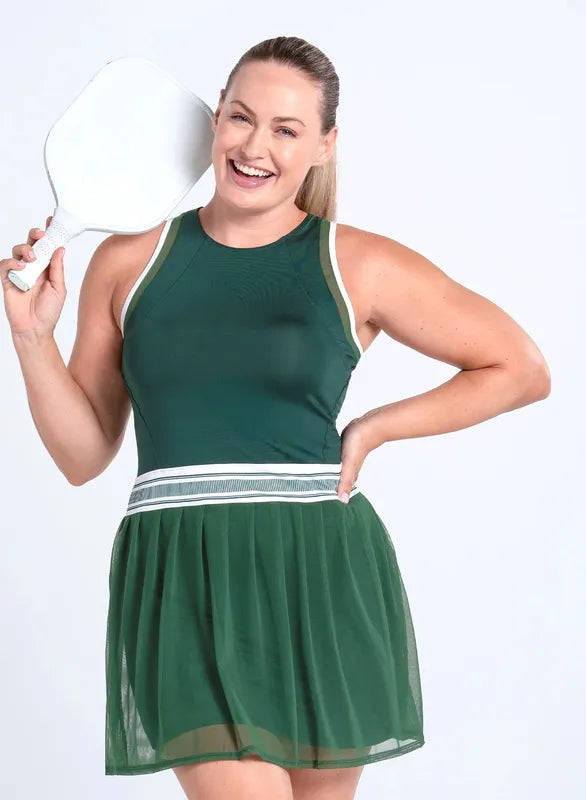 Lucky In Love Level Up Dress - Green