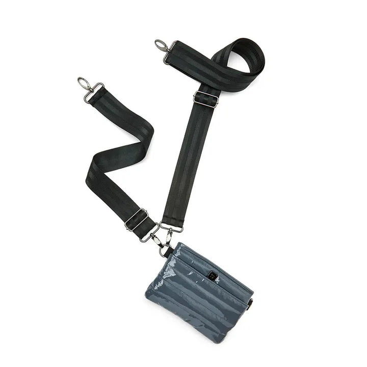 Think Royln Bum Bag/Crossbody - Carbon Patent