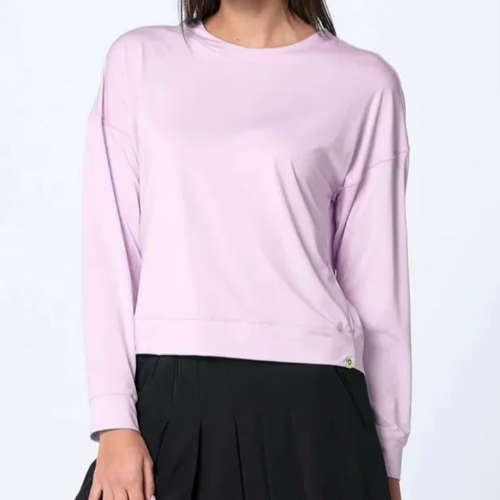 Lucky in Love Hype L/S - Pink Sand