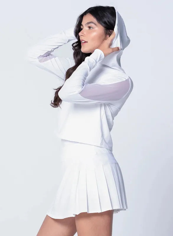 Lucky In Love Cindy Hoodie - White