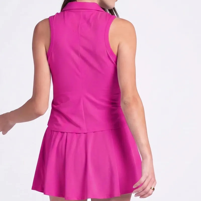 Lucky in Love Pima Matchday Polo - Pink