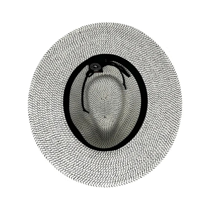 Wallaroo Petite Charlie Fedora - Ivory/Black
