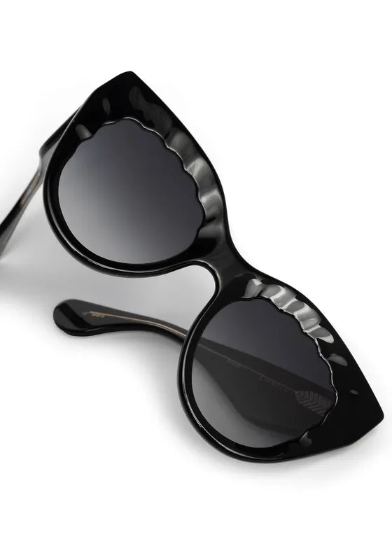 Krewe Charlotte Sunglasses - Black/Crystal