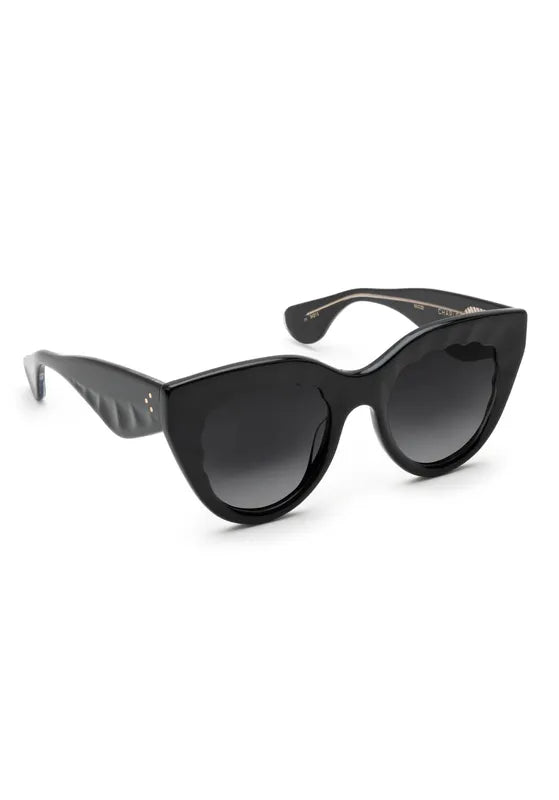 Krewe Charlotte Sunglasses - Black/Crystal