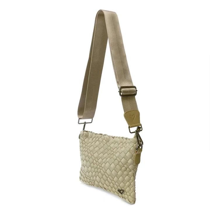 preneLOVE Charlotte Woven Crossbody - Khaki