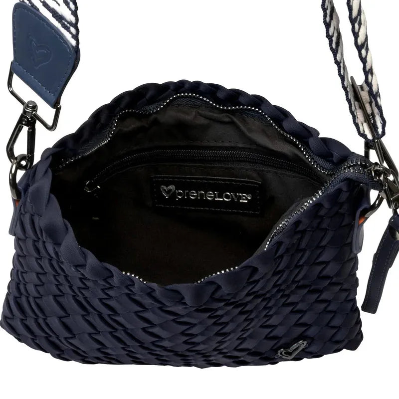 preneLOVE Charlotte Woven Crossbody - Navy