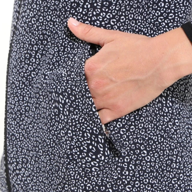 Chervò Pasada Zip Jacket - Navy Print