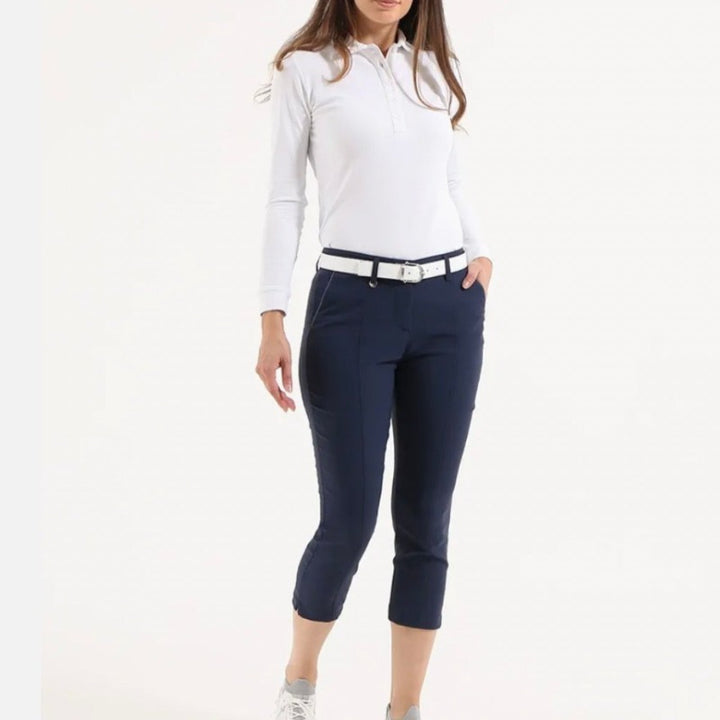 Chervo Silesia Crop Pants - Navy