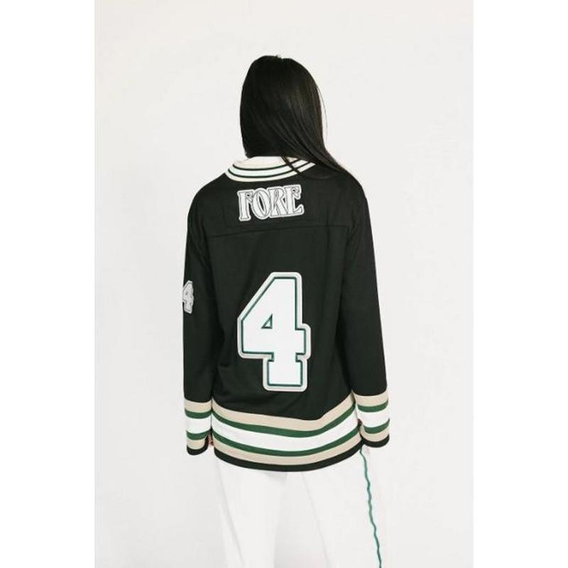 Fore All Women's L/S Chirp Jersey - Black
