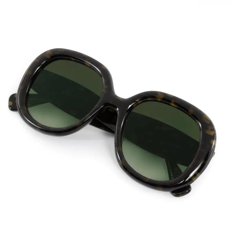 Krewe Chloe Sunglasses - Tortuga Noir
