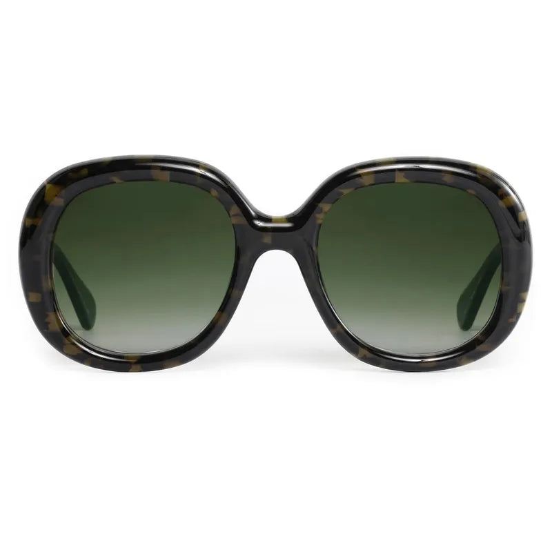 Krewe Chloe Sunglasses - Tortuga Noir