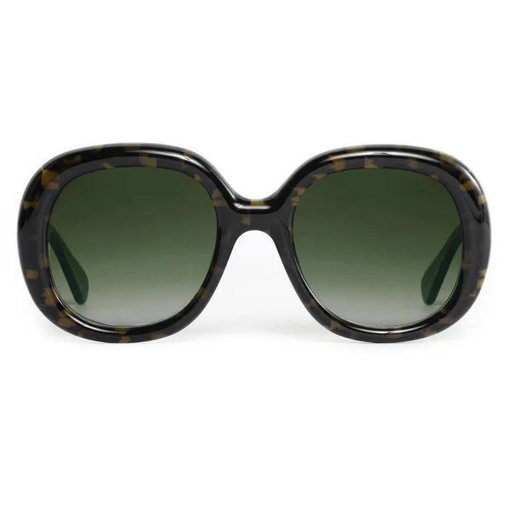 Krewe Chloe Sunglasses - Tortuga Noir