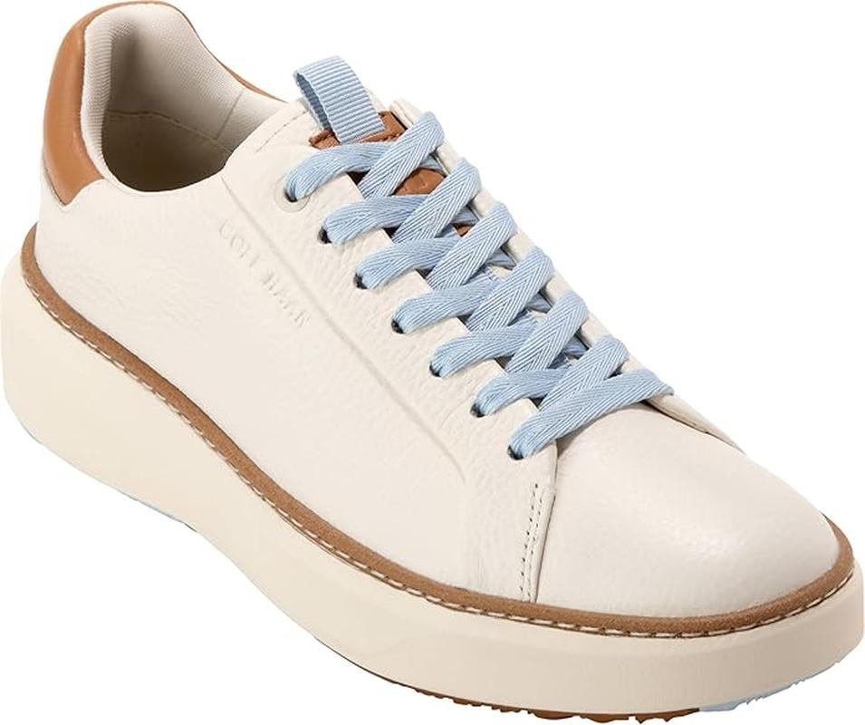 Cole Haan Grandpro Topspin Golf Shoes - Ivory/Biscuit/Sky