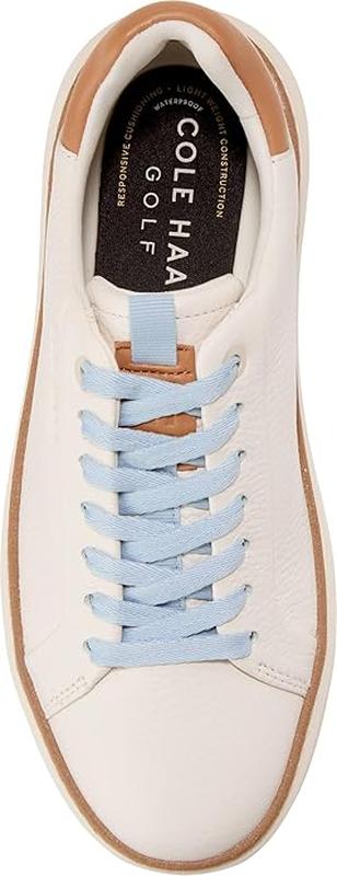 Cole Haan Grandpro Topspin Golf Shoes - Ivory/Biscuit/Sky