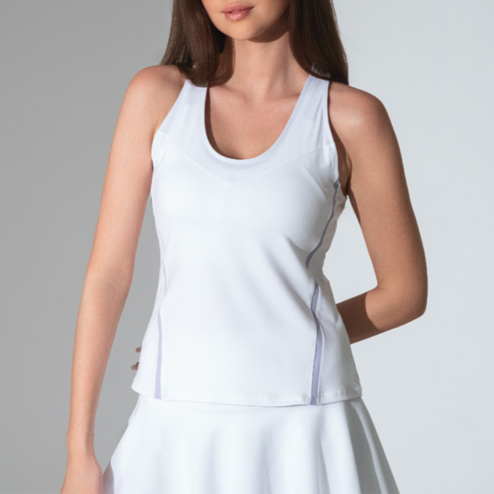 InPhorm Anna Tank - White/Cosmic Sky