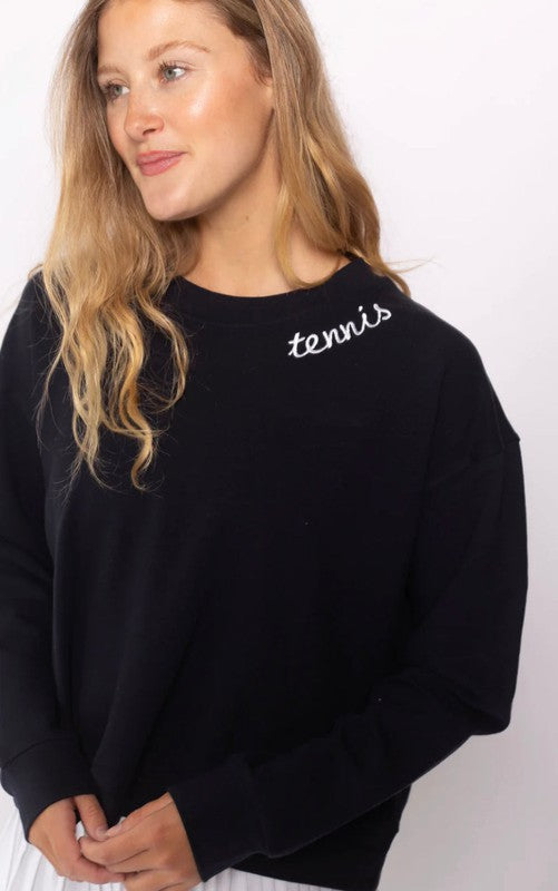 CourtLife Tennis Ball Patch Sweatshirt - Various Colours