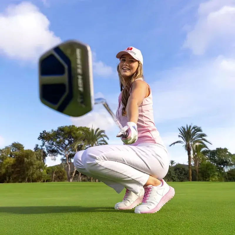 Duca Del Cosma Saturnia Golf Shoe - White/Prism Pink