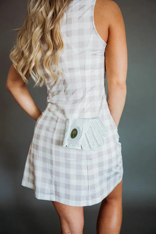 Club Special Gingham Sport Dress - Beige
