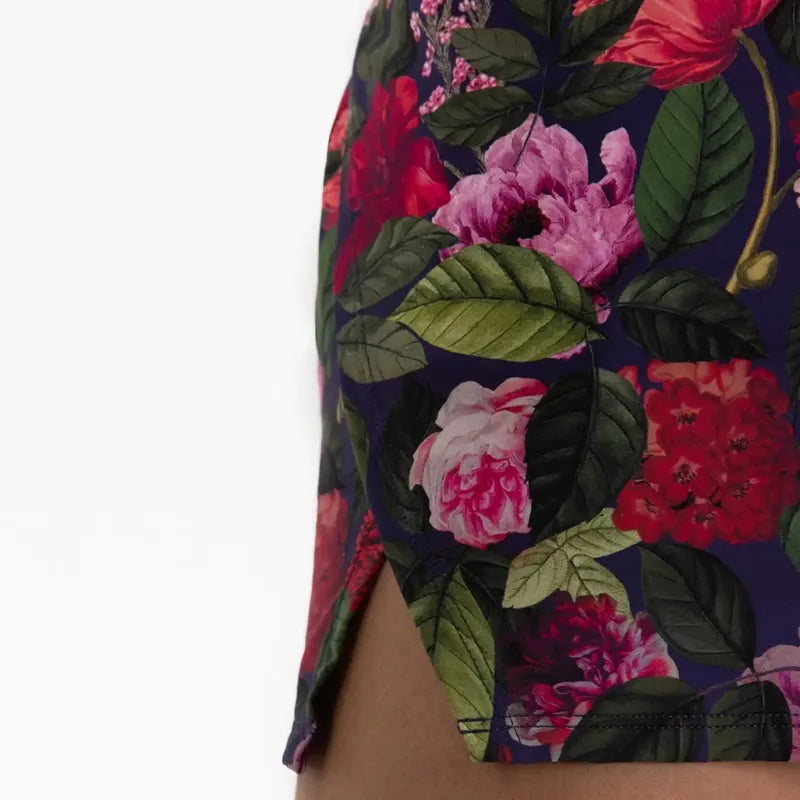 Foray Golf Notched Hem Skort - Ombre Floral