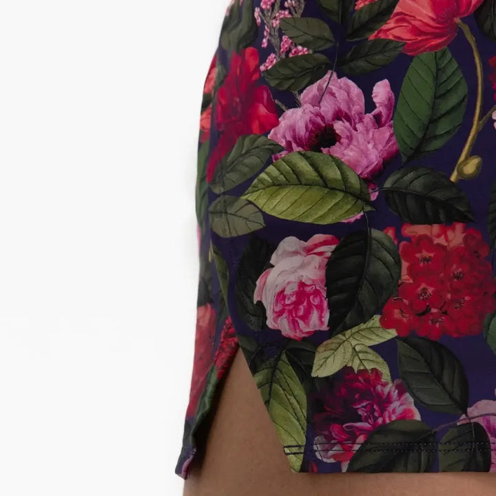 Foray Golf Notched Hem Skort - Ombre Floral