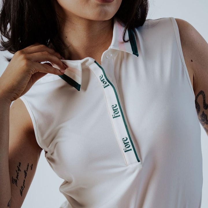 Fore All Moore Polo - White