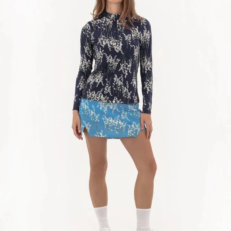 Foray Golf Floral Sun Shirt - Lily of the Valley