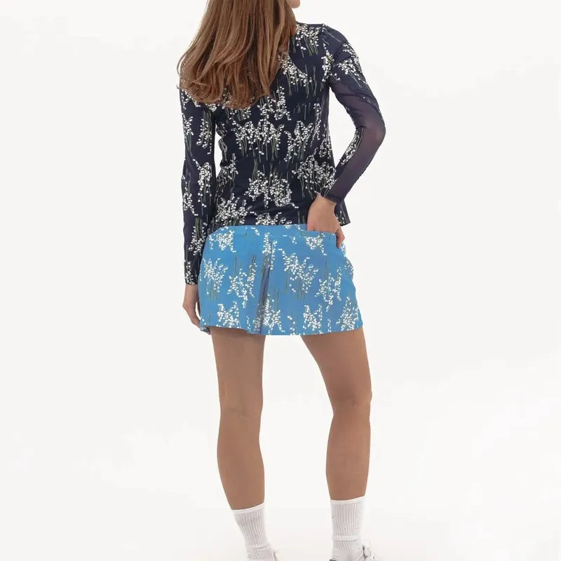 Foray Golf Floral Sun Shirt - Lily of the Valley