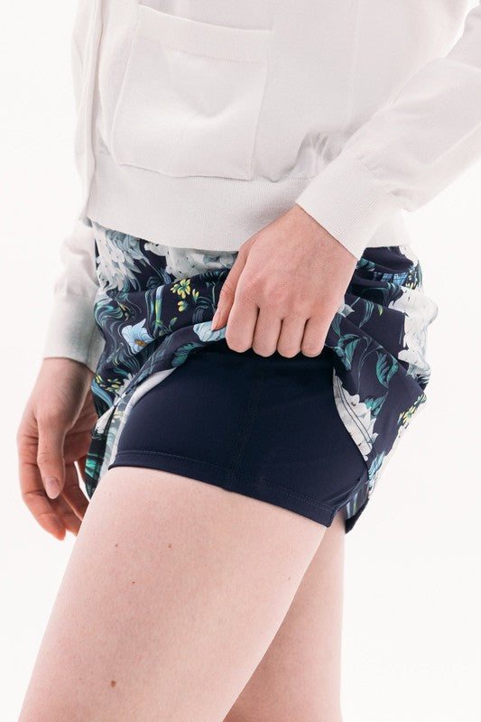 Foray Golf Patch Pocket Skort - Midnight Oasis