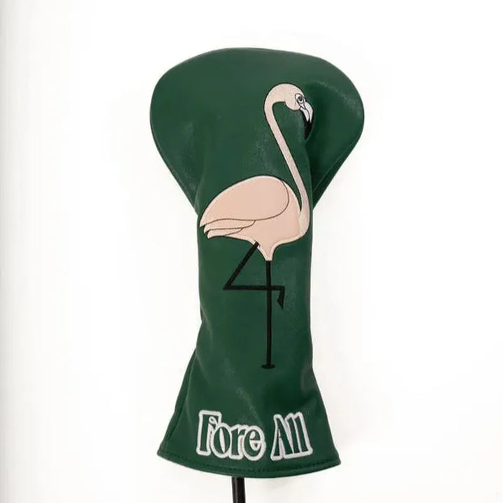 Fore All Fairway Cover - Flamingo