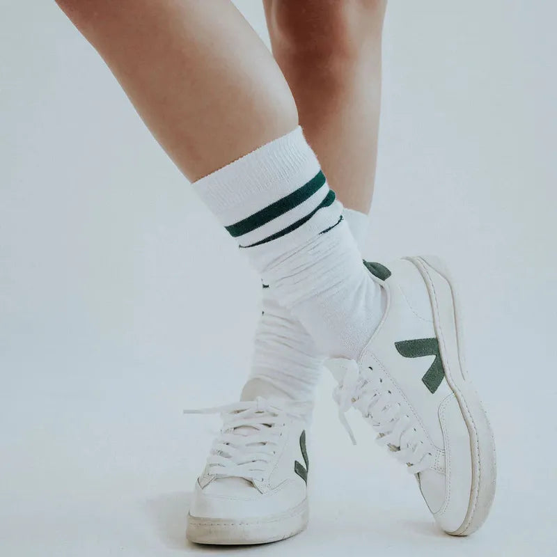 Fore All Shane Knee Socks - White/Green