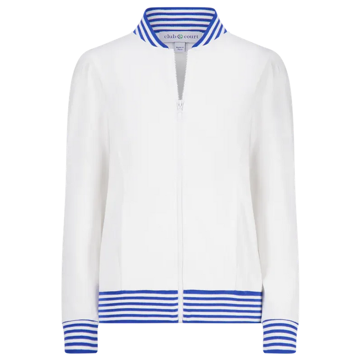 Club & Court Dynasty Jacket - White/Blue